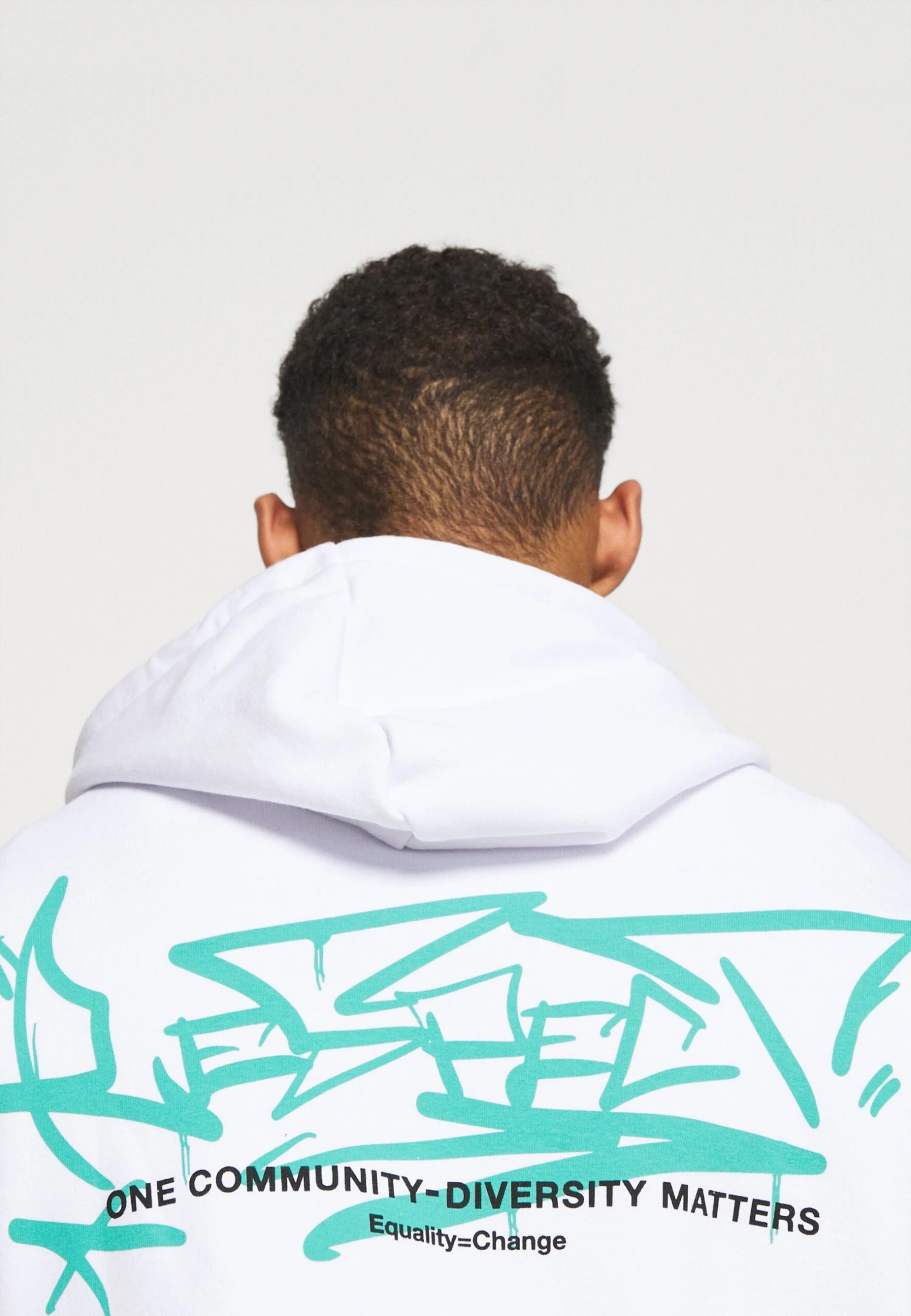 YOURTURN Unisex - Hoodie - White 5 YOURTURN Unisex - Hoodie - White - Afbeelding 5