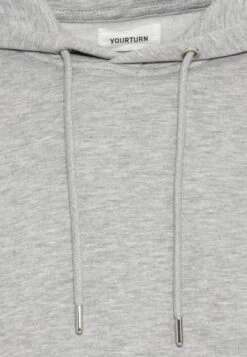 YOURTURN Unisex - Hoodie - Mottled Grey -YOURTURN Winkel 046923917e3648a69f77e2fcf81104e1