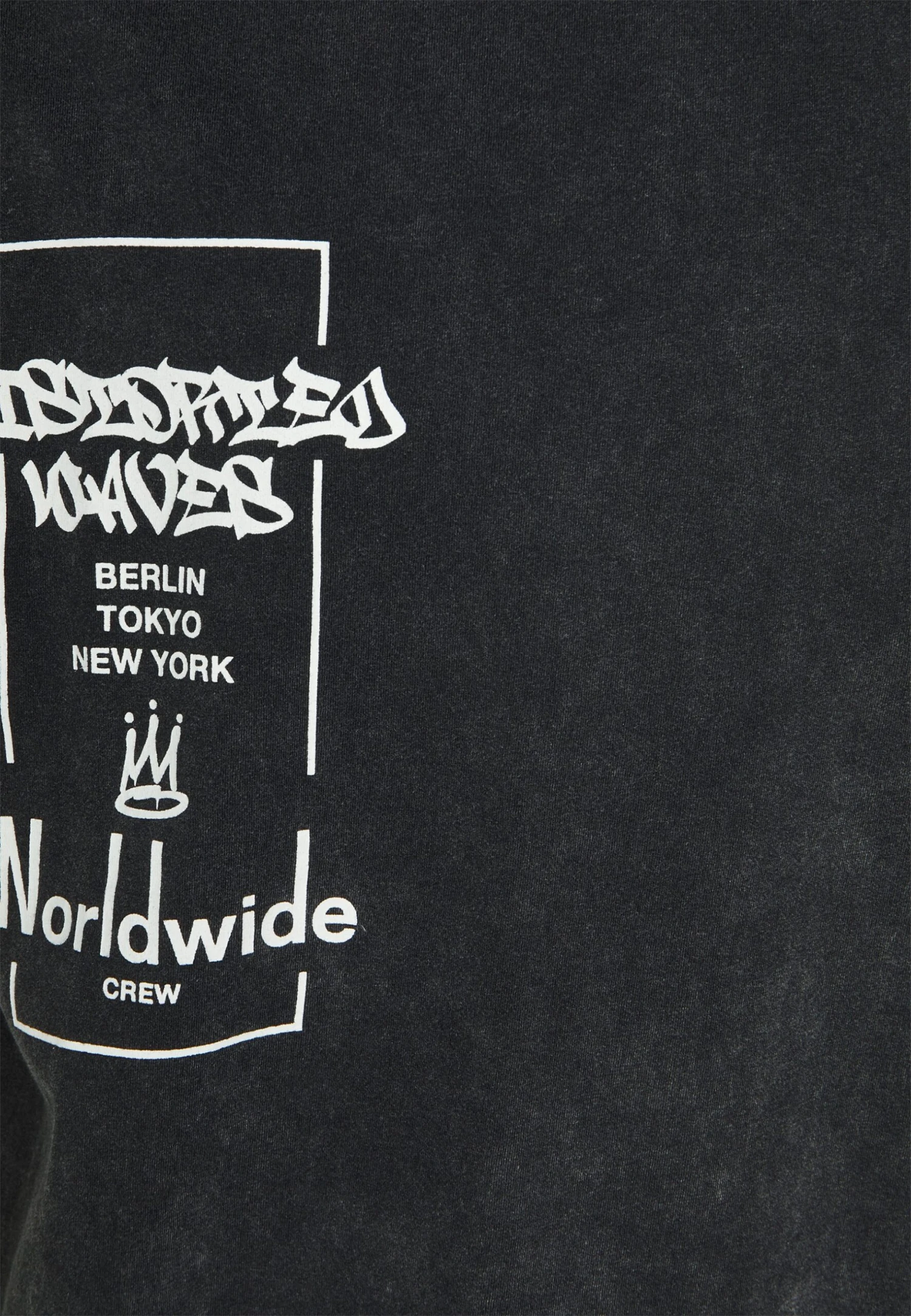 YOURTURN Print Wash Unisex - T-Shirt Print - Black 3 YOURTURN Print Wash Unisex - T-Shirt Print - Black - Afbeelding 3