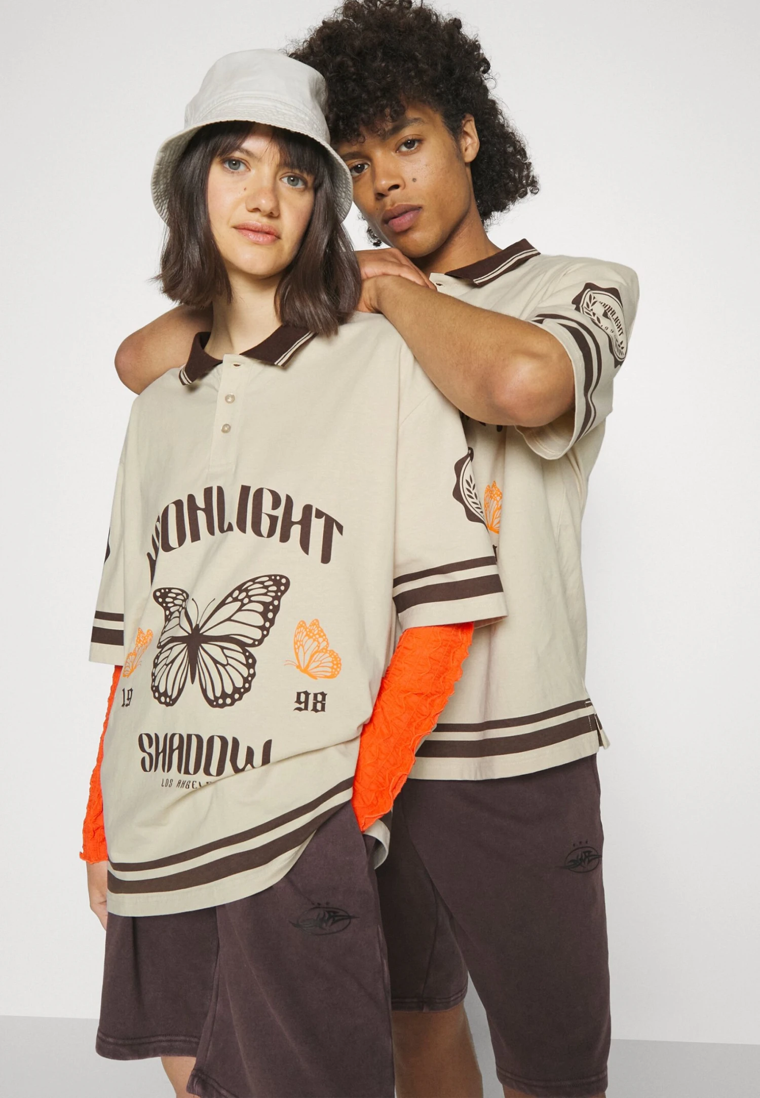 YOURTURN Unisex - Poloshirt - Off-White 5 YOURTURN Unisex - Poloshirt - Off-White - Afbeelding 5