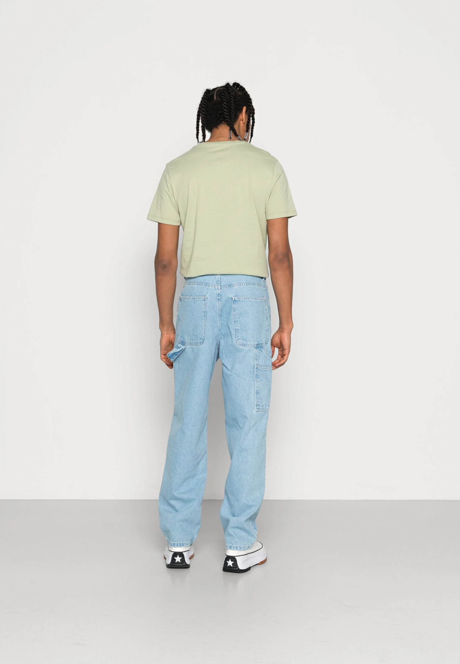 YOURTURN Unisex - Relaxed Fit Jeans - Light Blue Denim 3 YOURTURN Unisex - Relaxed Fit Jeans - Light Blue Denim - Afbeelding 3