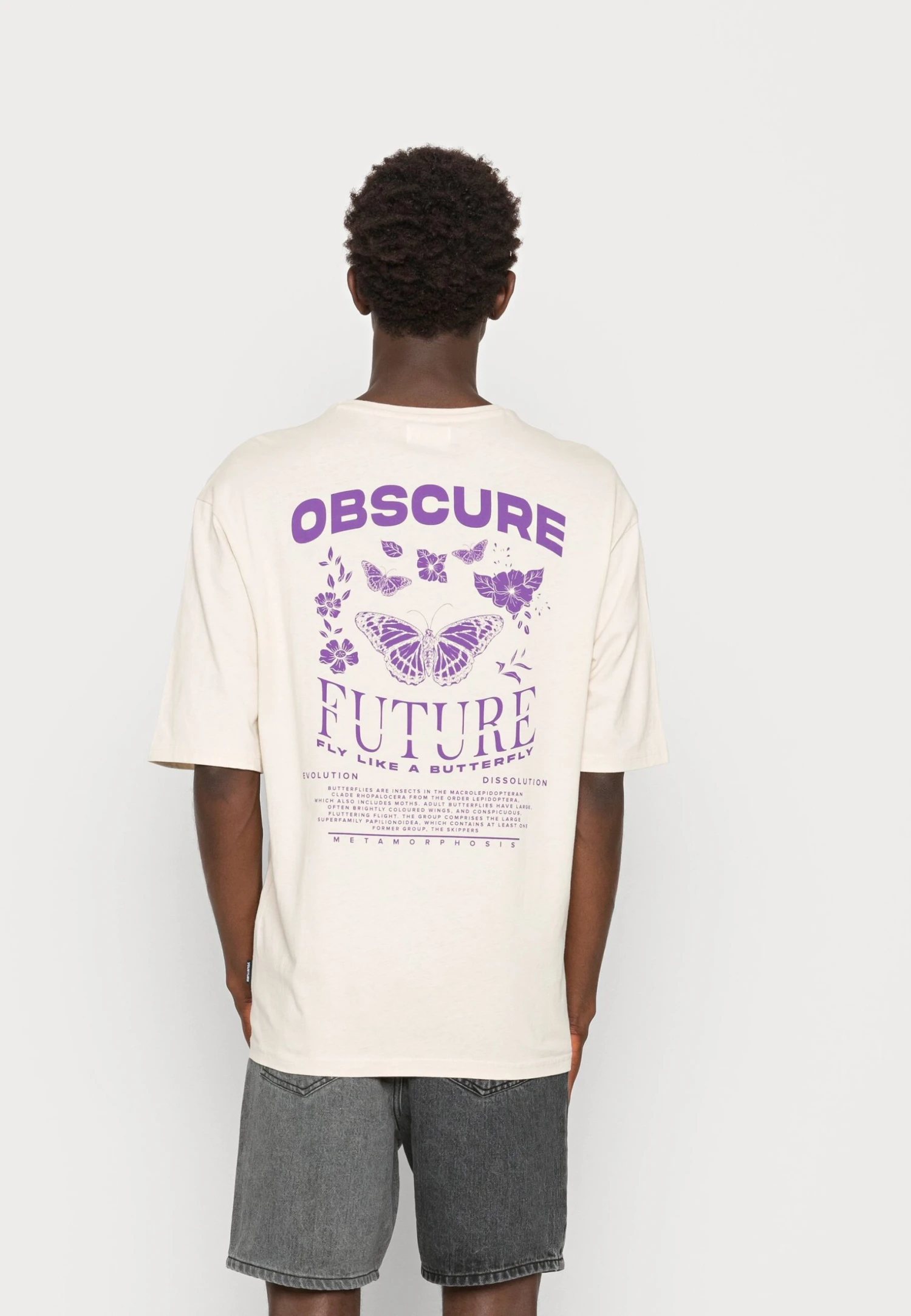 YOURTURN Nostalgia Future Tee Unisex - T-Shirt Print - Grey 3 YOURTURN Nostalgia Future Tee Unisex - T-Shirt Print - Grey - Afbeelding 3