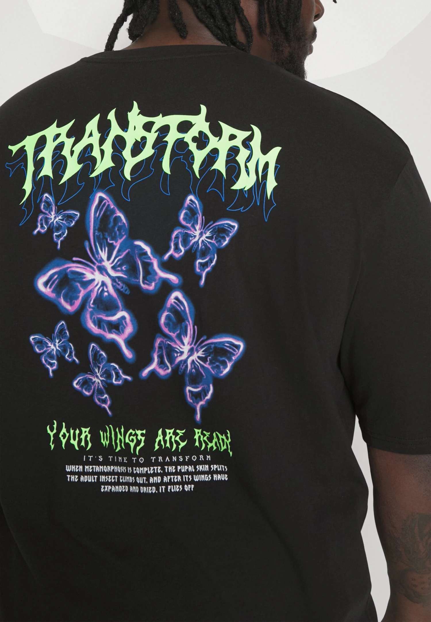 YOURTURN Unisex - T-Shirt Print - Black 6 YOURTURN Unisex - T-Shirt Print - Black - Afbeelding 6