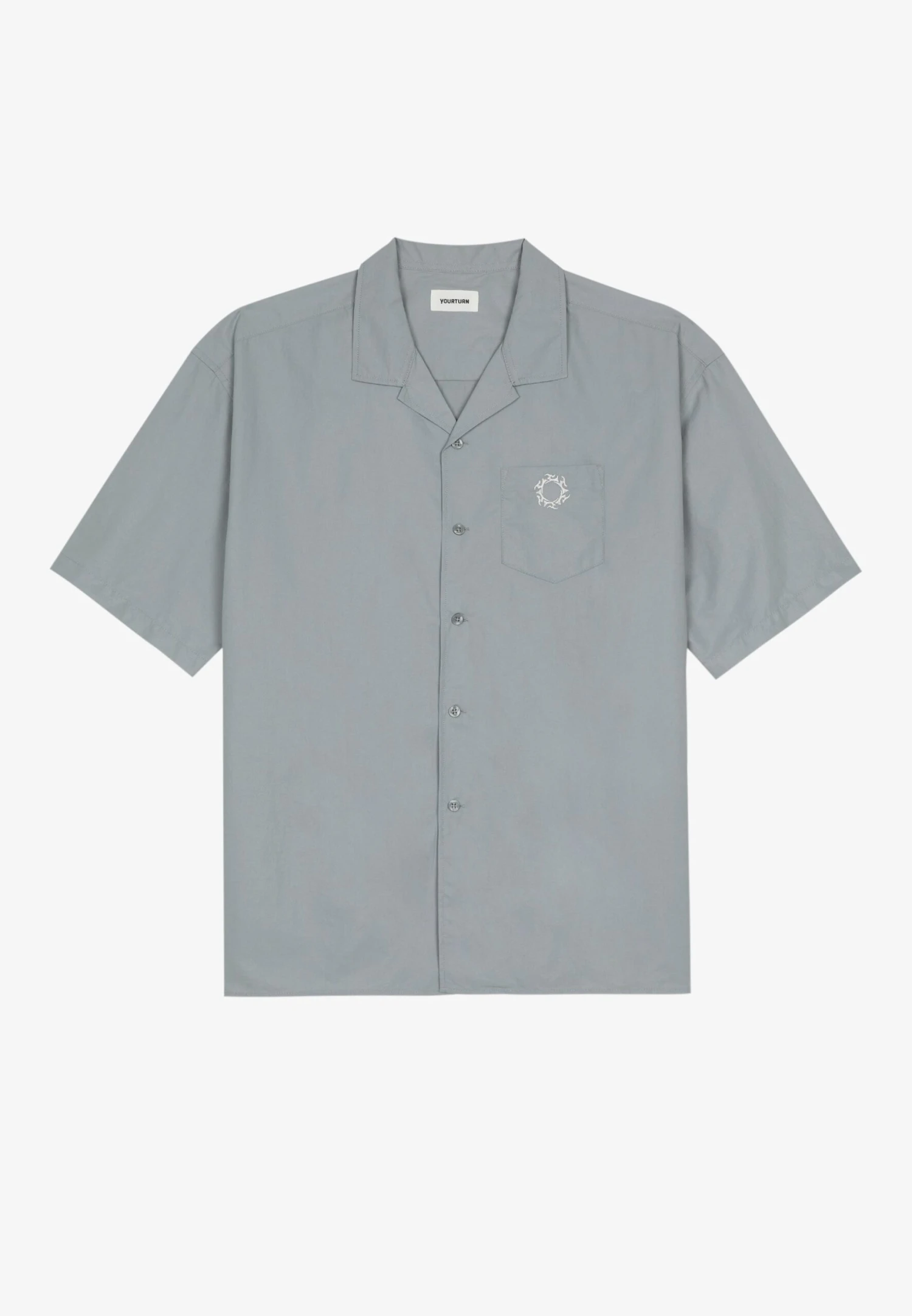 YOURTURN Unisex - Overhemdblouse - Grey 4 YOURTURN Unisex - Overhemdblouse - Grey - Afbeelding 4