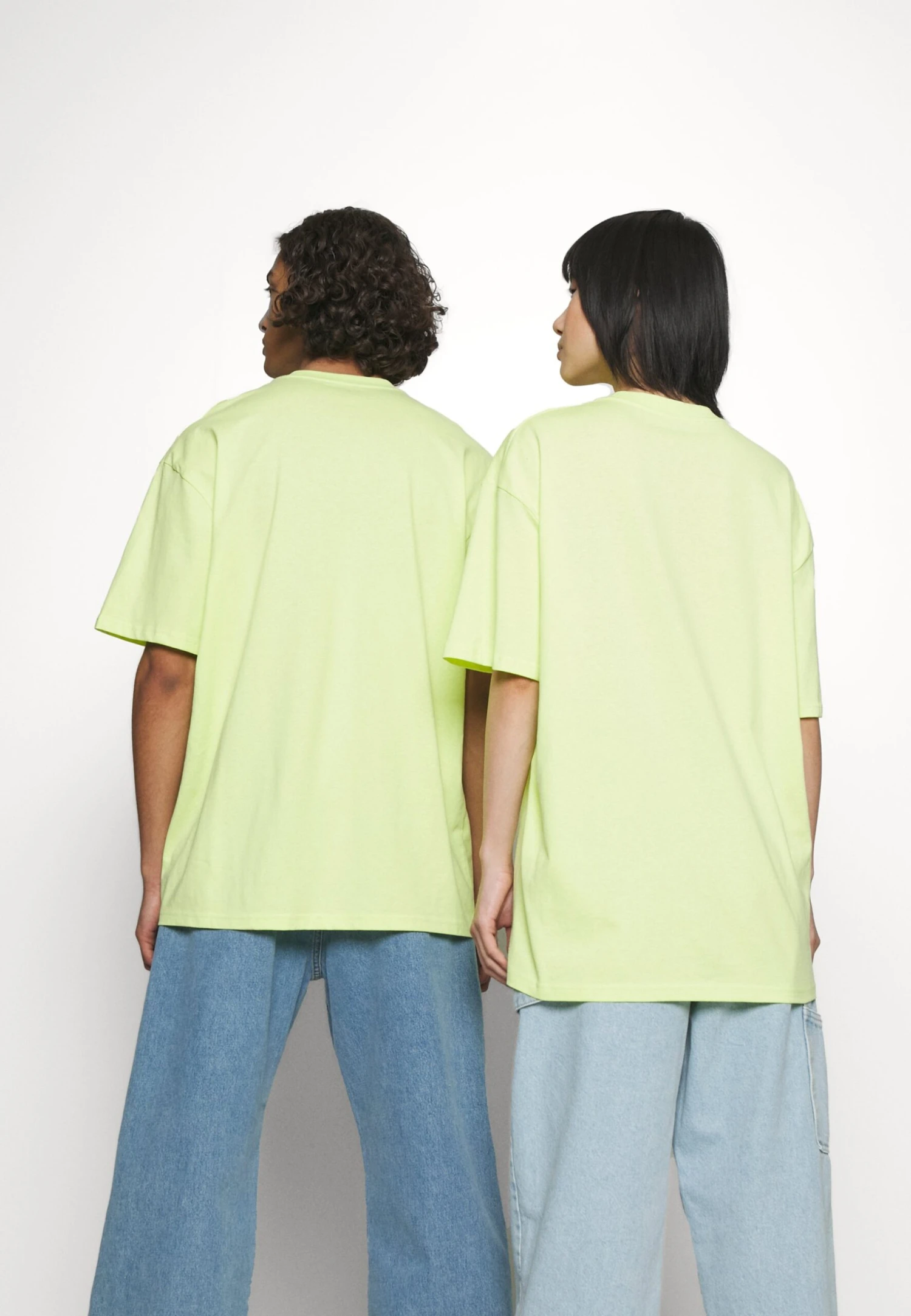 YOURTURN Unisex - T-Shirt Print - Light Yellow 3 YOURTURN Unisex - T-Shirt Print - Light Yellow - Afbeelding 3