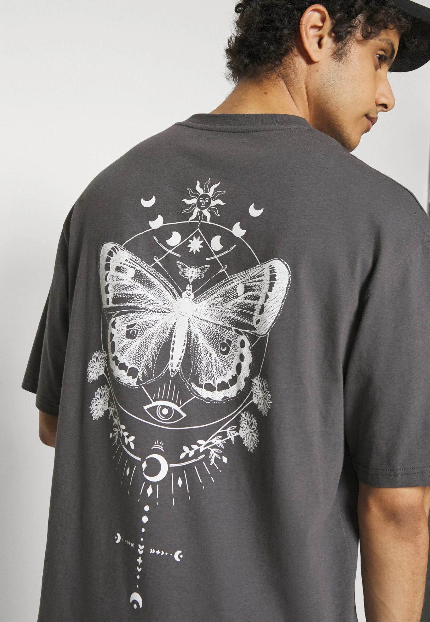 YOURTURN Unisex - T-Shirt Print - Dark Grey 4 YOURTURN Unisex - T-Shirt Print - Dark Grey - Afbeelding 4