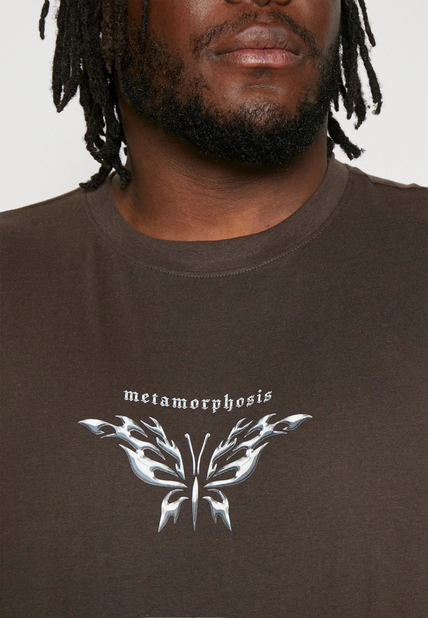 YOURTURN T-Shirt Print - Brown 6 YOURTURN T-Shirt Print - Brown - Afbeelding 6