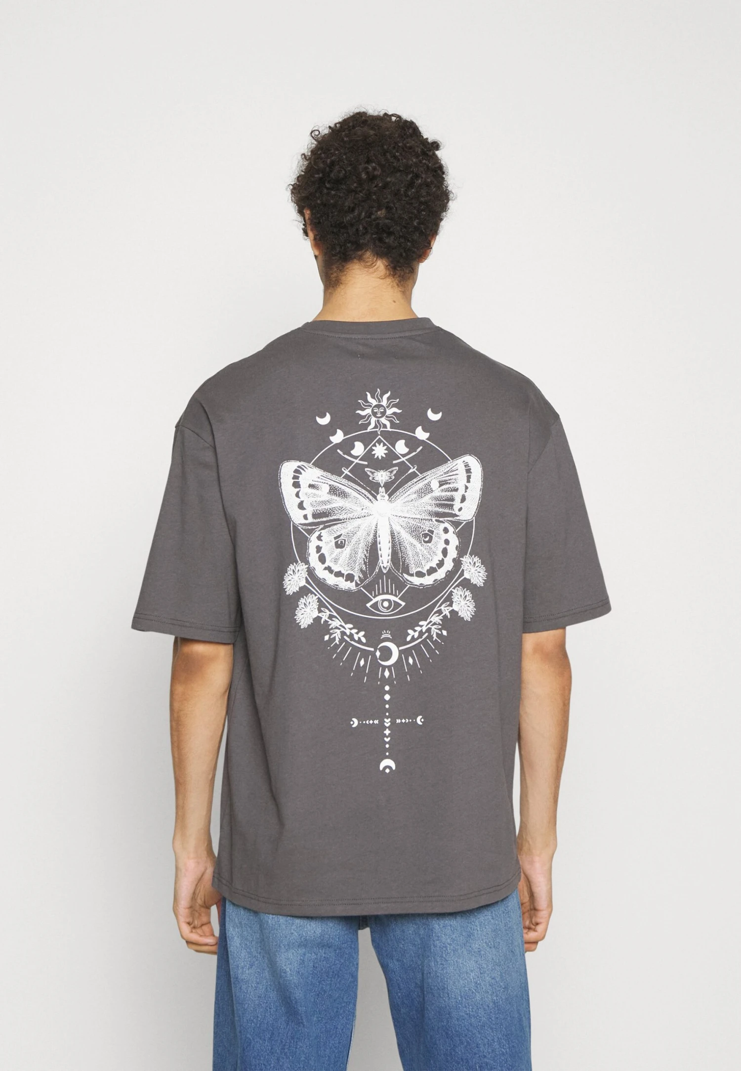 YOURTURN Unisex - T-Shirt Print - Dark Grey 3 YOURTURN Unisex - T-Shirt Print - Dark Grey - Afbeelding 3