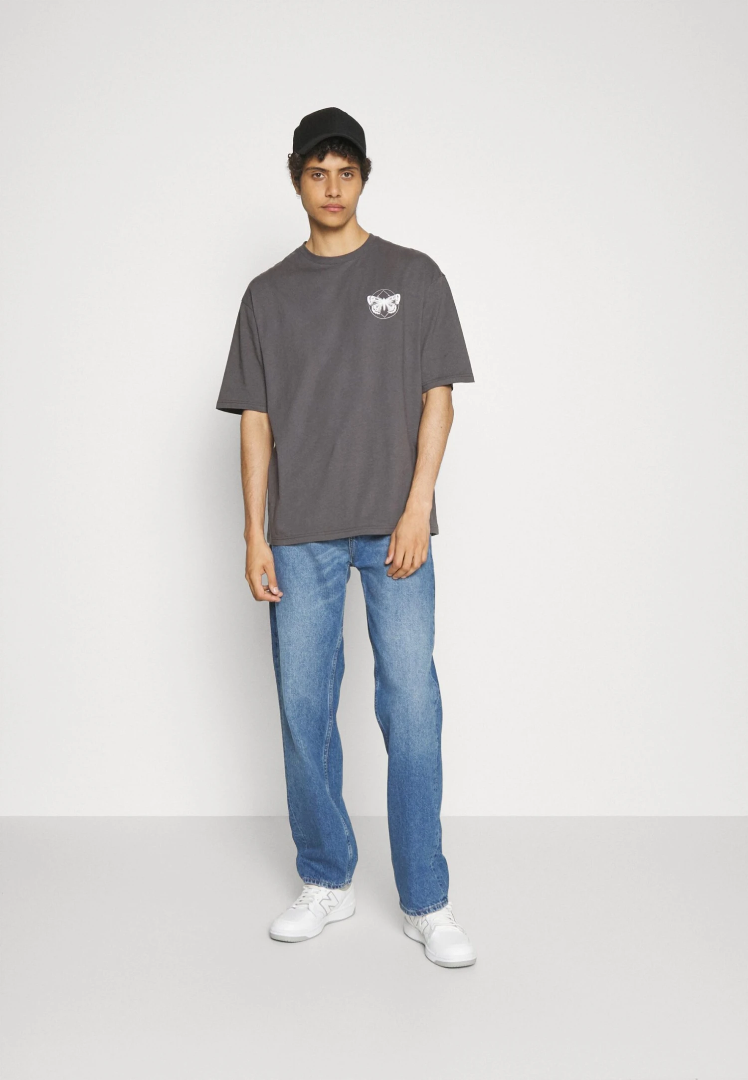 YOURTURN Unisex - T-Shirt Print - Dark Grey 2 YOURTURN Unisex - T-Shirt Print - Dark Grey - Afbeelding 2