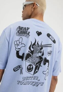 YOURTURN Unisex - T-Shirt Print - Light Blue 9 YOURTURN Unisex - T-Shirt Print - Light Blue -YOURTURN Winkel 95ec4f40025a4561848256e1c3137aff