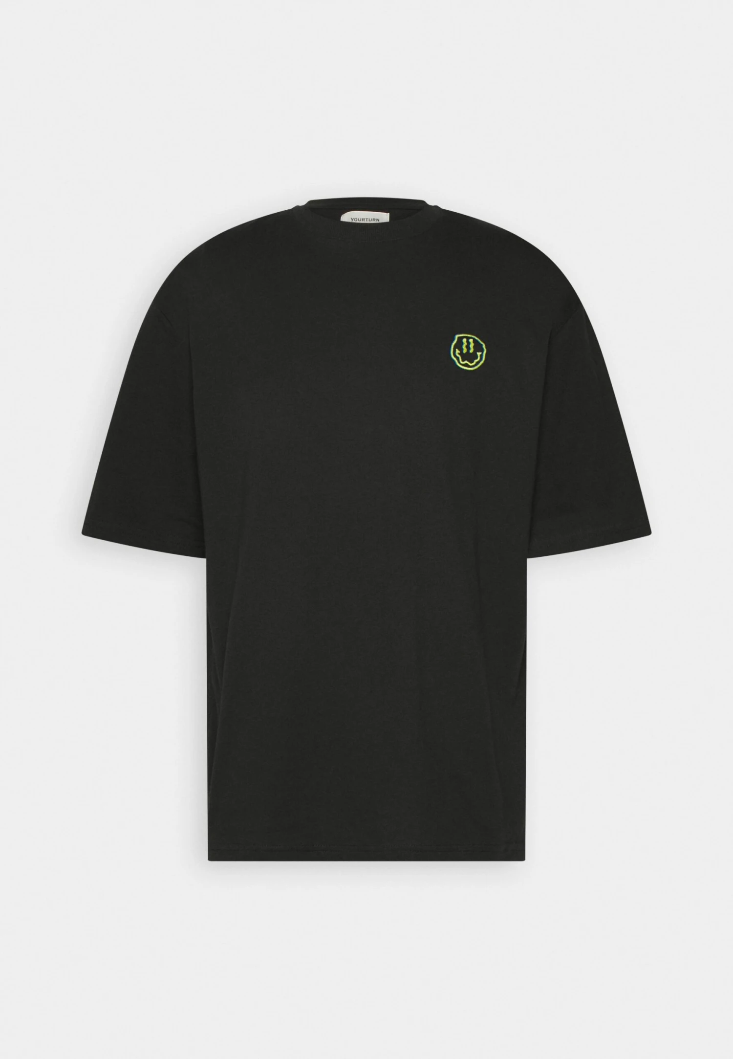 YOURTURN Unisex - T-Shirt Basic - Black 4 YOURTURN Unisex - T-Shirt Basic - Black - Afbeelding 4