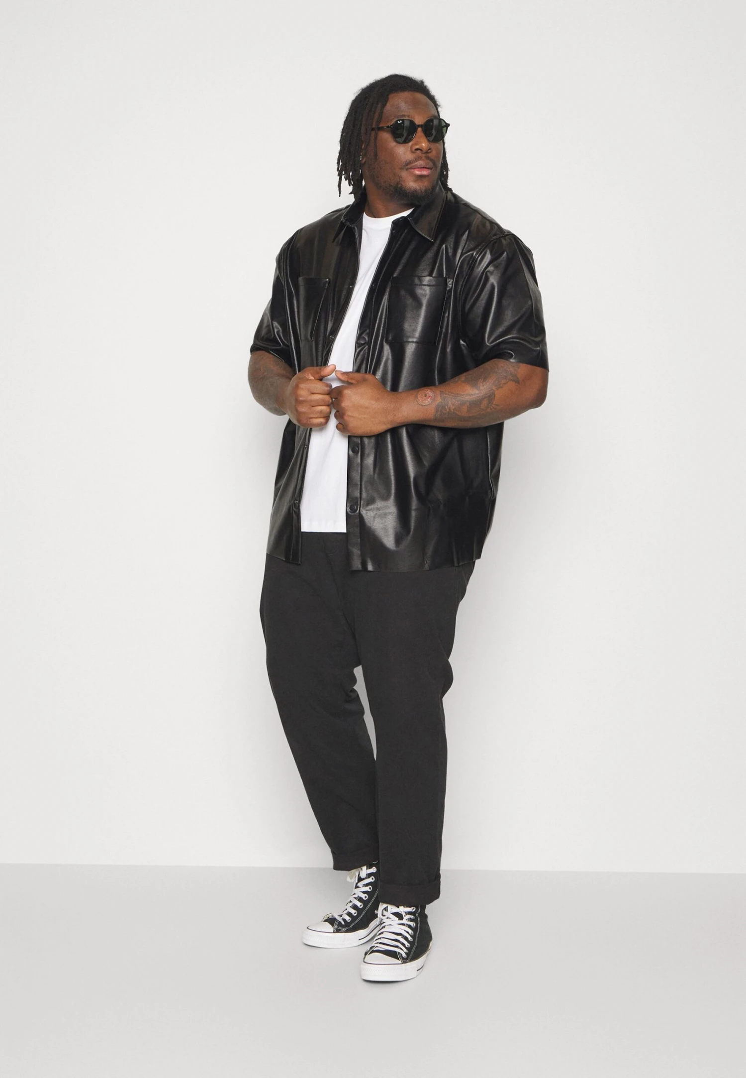 YOURTURN Unisex - Overhemd - Black 2 YOURTURN Unisex - Overhemd - Black - Afbeelding 2