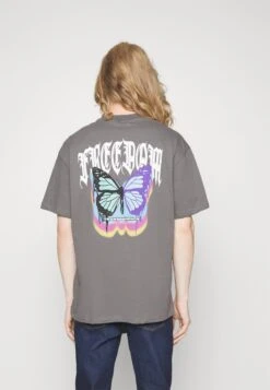 YOURTURN Unisex - T-Shirt Print - Dark Grey