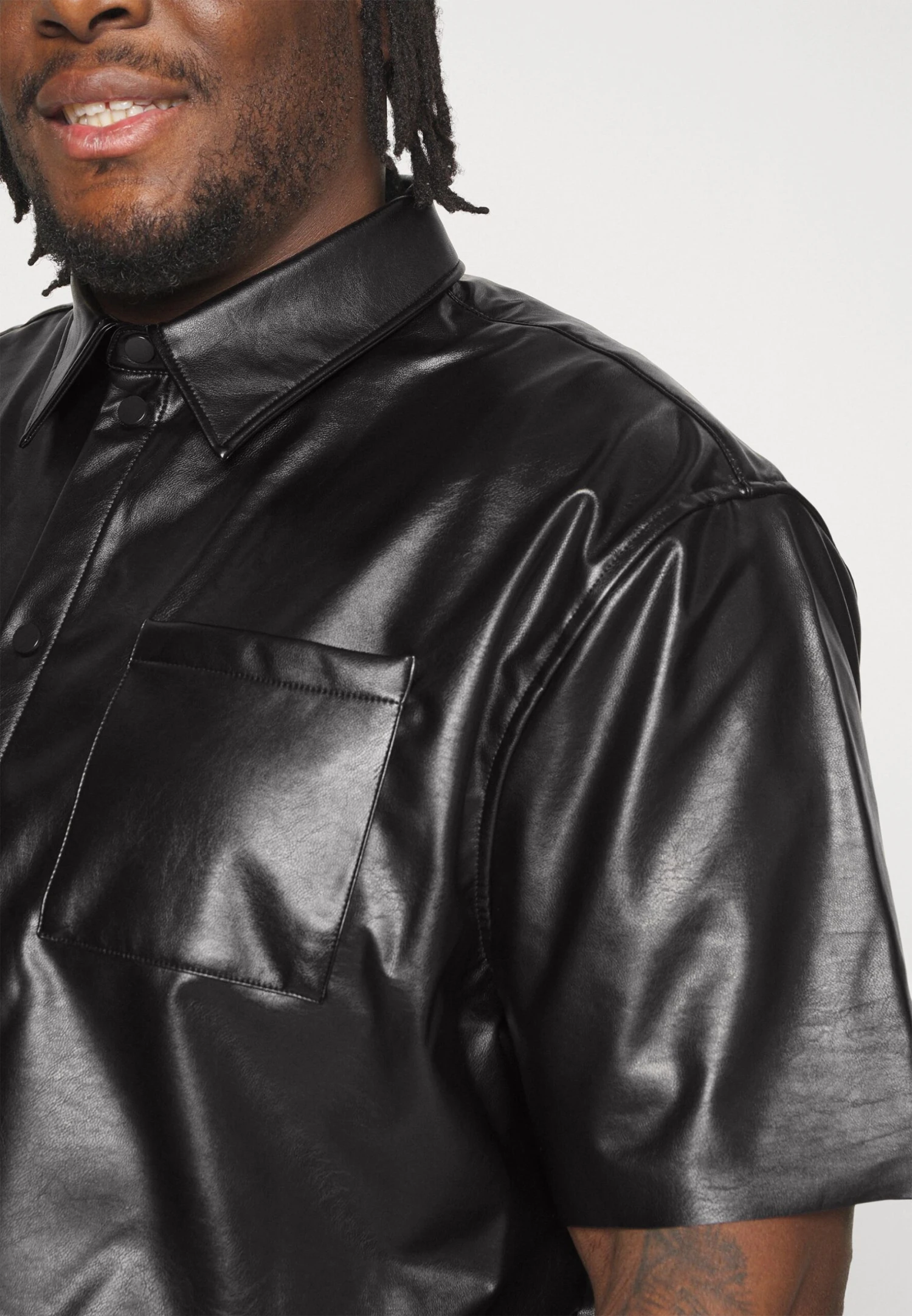 YOURTURN Unisex - Overhemd - Black 7 YOURTURN Unisex - Overhemd - Black - Afbeelding 7