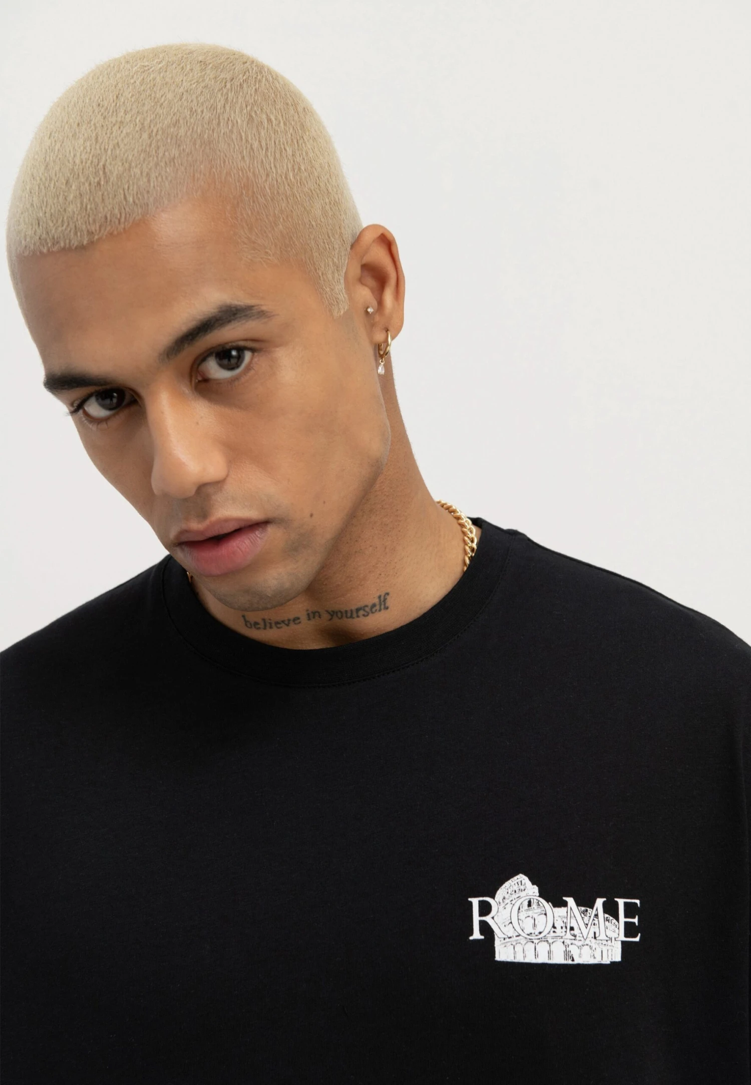 YOURTURN Rome Tee Unisex - T-Shirt Print - Black 5 YOURTURN Rome Tee Unisex - T-Shirt Print - Black - Afbeelding 5