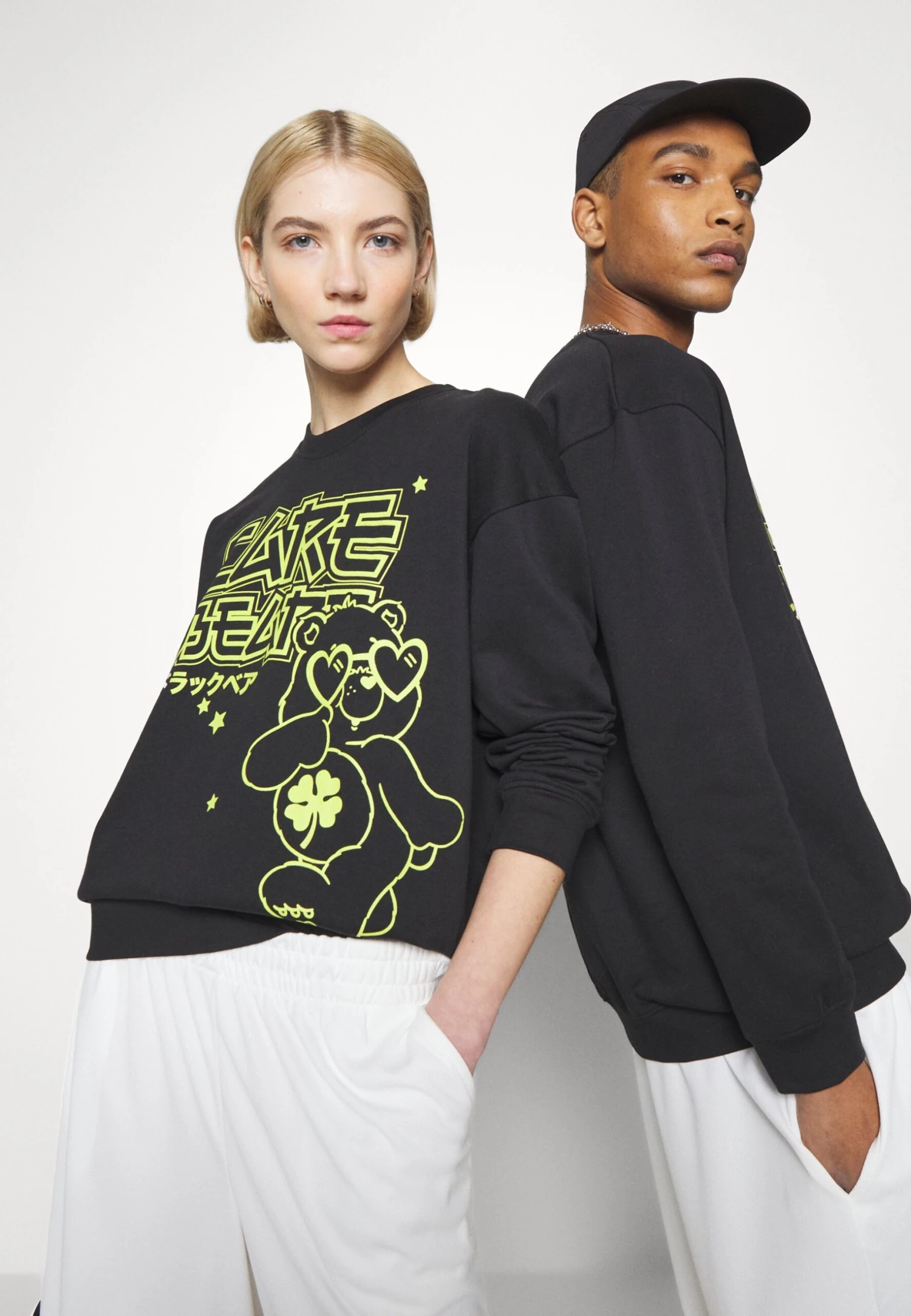 YOURTURN Care Bears Unisex - Sweater - Black 4 YOURTURN Care Bears Unisex - Sweater - Black - Afbeelding 4