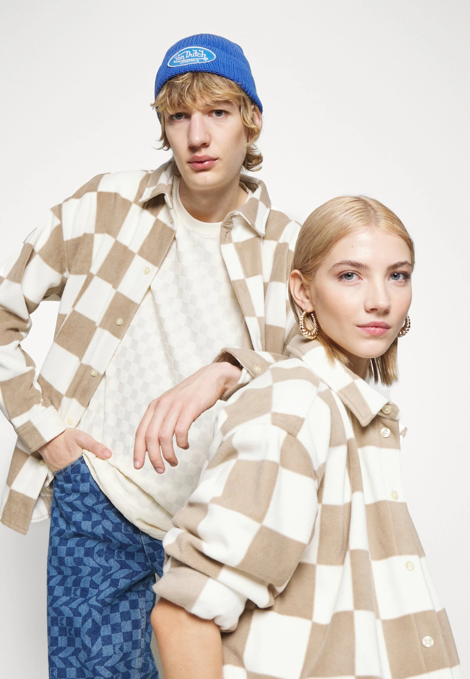 YOURTURN Unisex - Overhemdblouse - Beige 4 YOURTURN Unisex - Overhemdblouse - Beige - Afbeelding 4