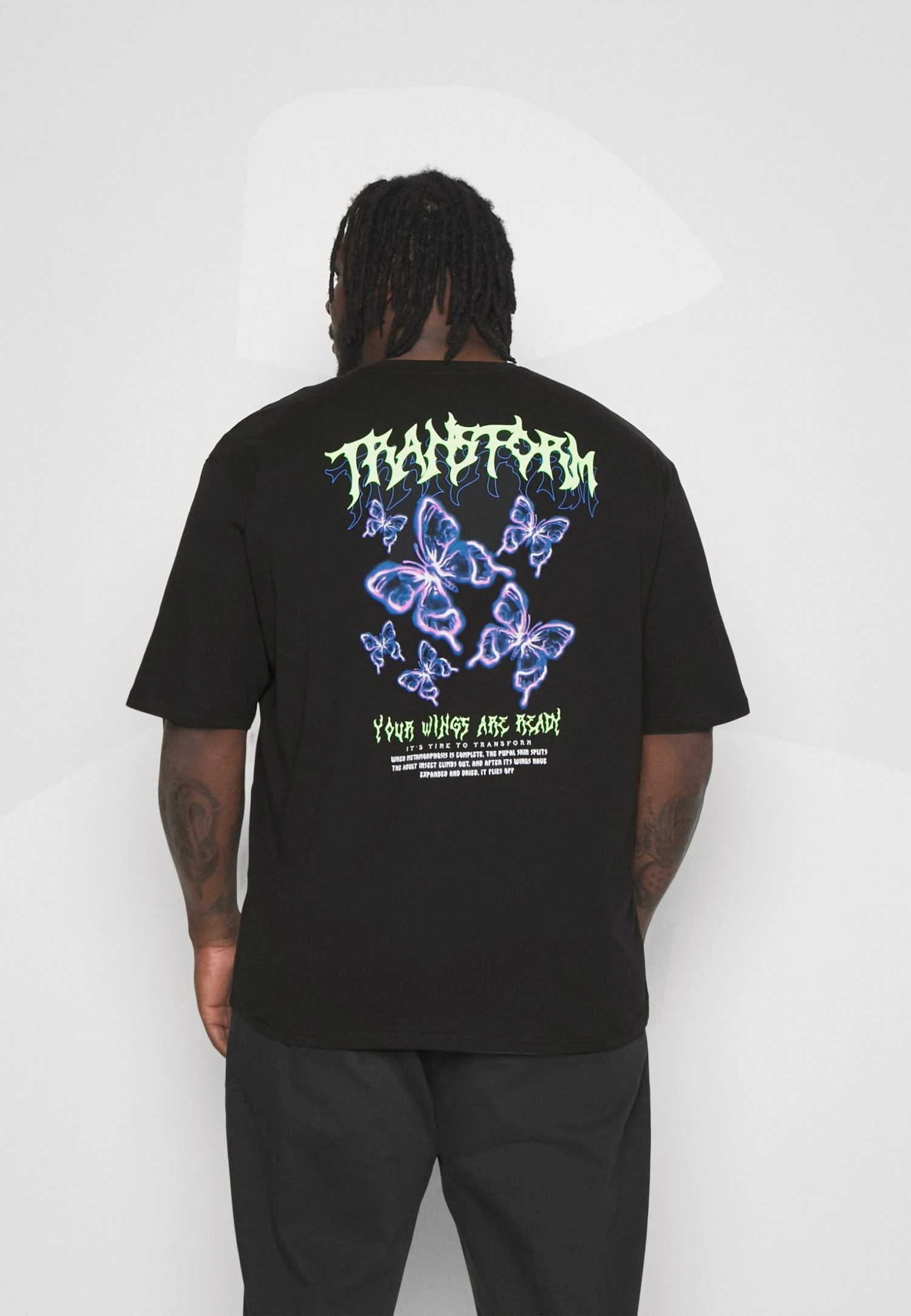 YOURTURN Unisex - T-Shirt Print - Black 1 YOURTURN Unisex - T-Shirt Print - Black