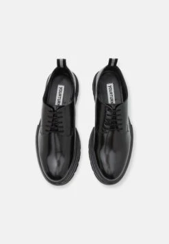 YOURTURN Leather Unisex - Sportieve Veterschoenen - Black -YOURTURN Winkel ea79503018844bff96ef852ab841c340