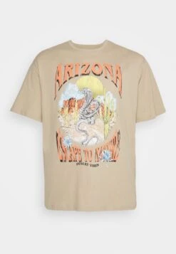 YOURTURN Unisex - T-Shirt Print - Beige -YOURTURN Winkel eb835e4163af4e4d9bb92027d2fa8fb7