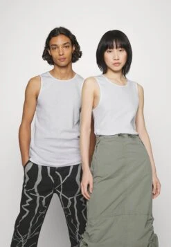 YOURTURN Slim Fit Ribbed Tank Unisex 2 Pack- Top - White/Black -YOURTURN Winkel ed6da4cbd31a45fc9e399b3d51a92359