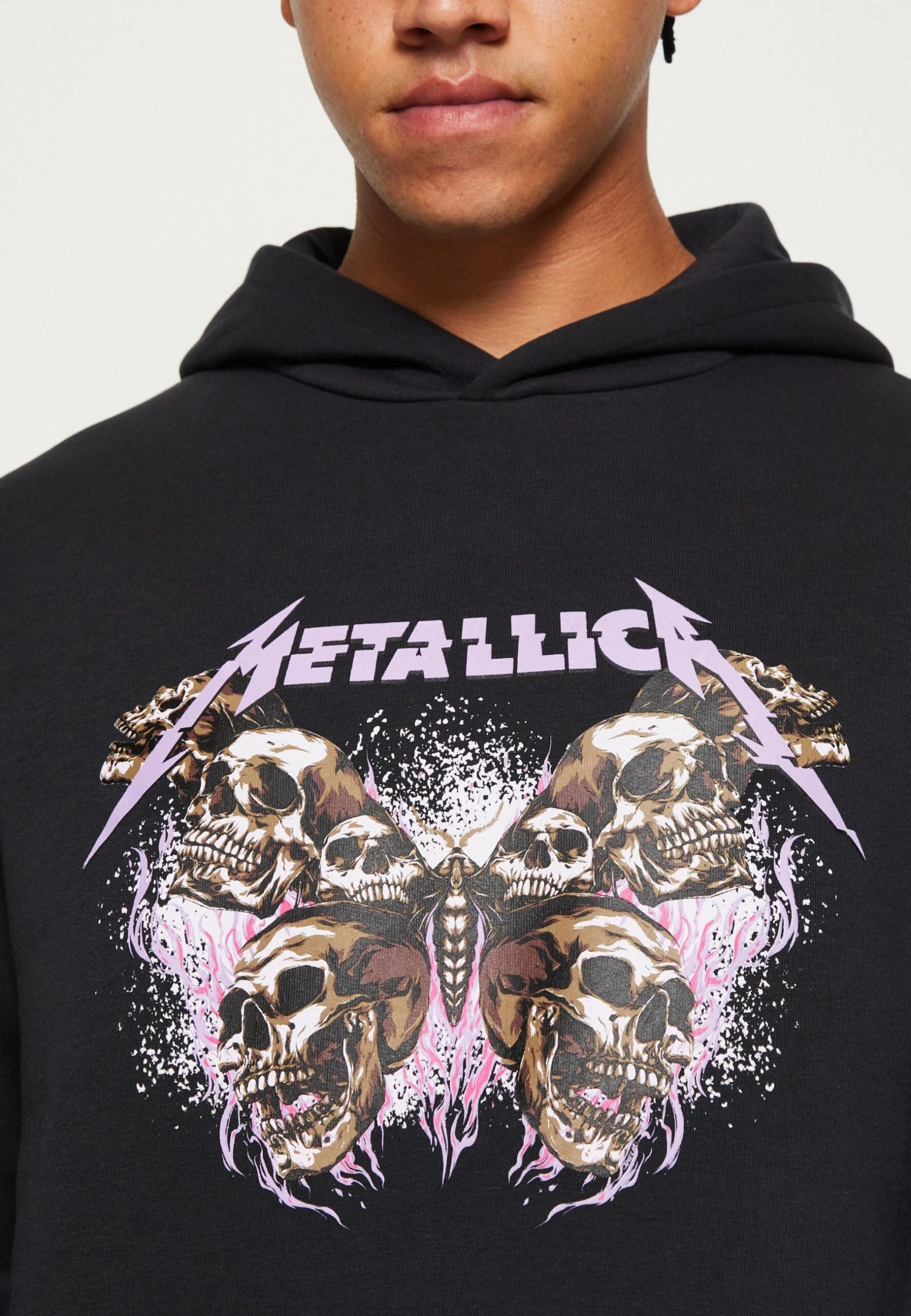 YOURTURN Metallica Unisex - Hoodie - Black 6 YOURTURN Metallica Unisex - Hoodie - Black - Afbeelding 6