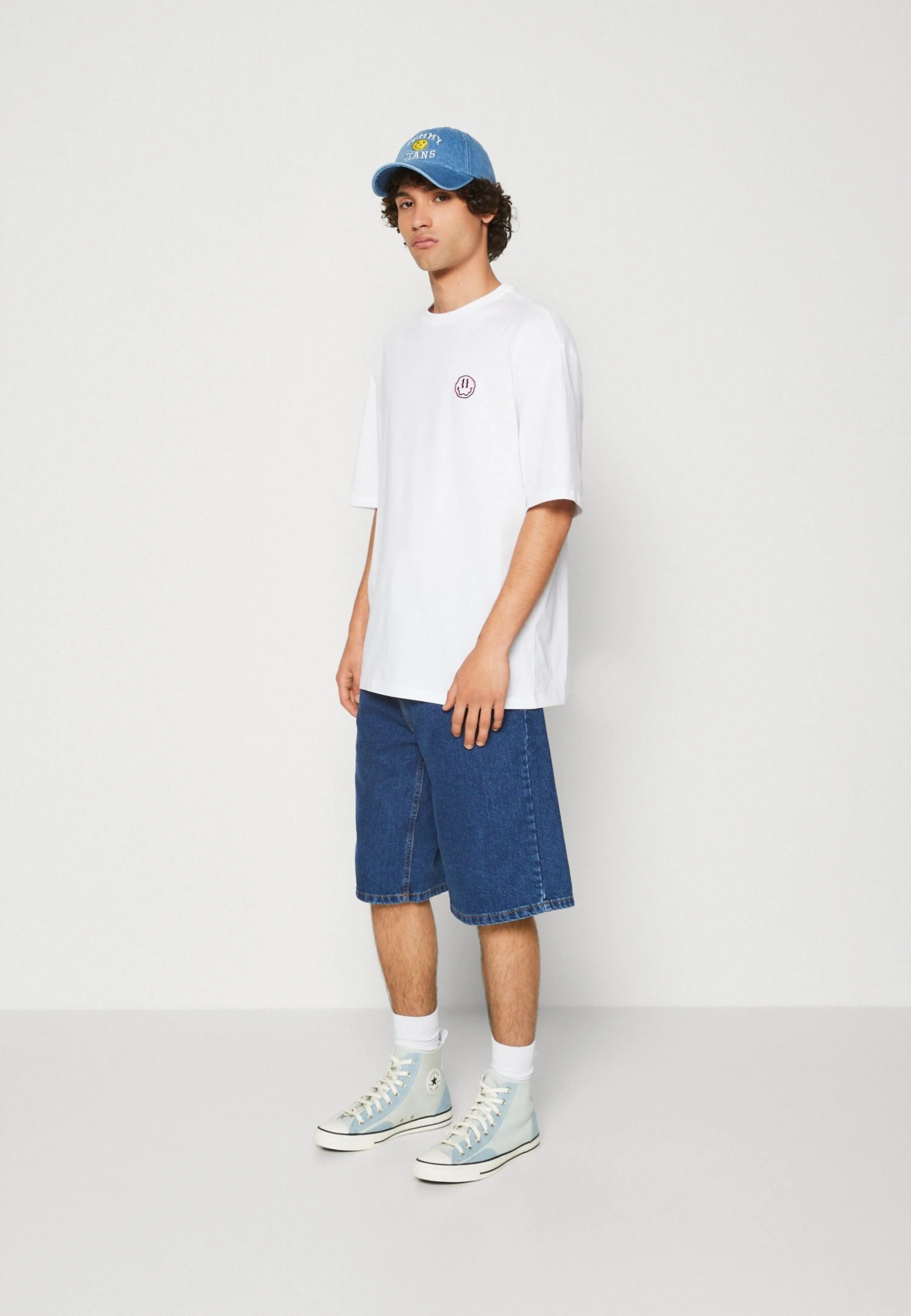 YOURTURN Unisex - Jeansshort - Blue Denim 2 YOURTURN Unisex - Jeansshort - Blue Denim - Afbeelding 2